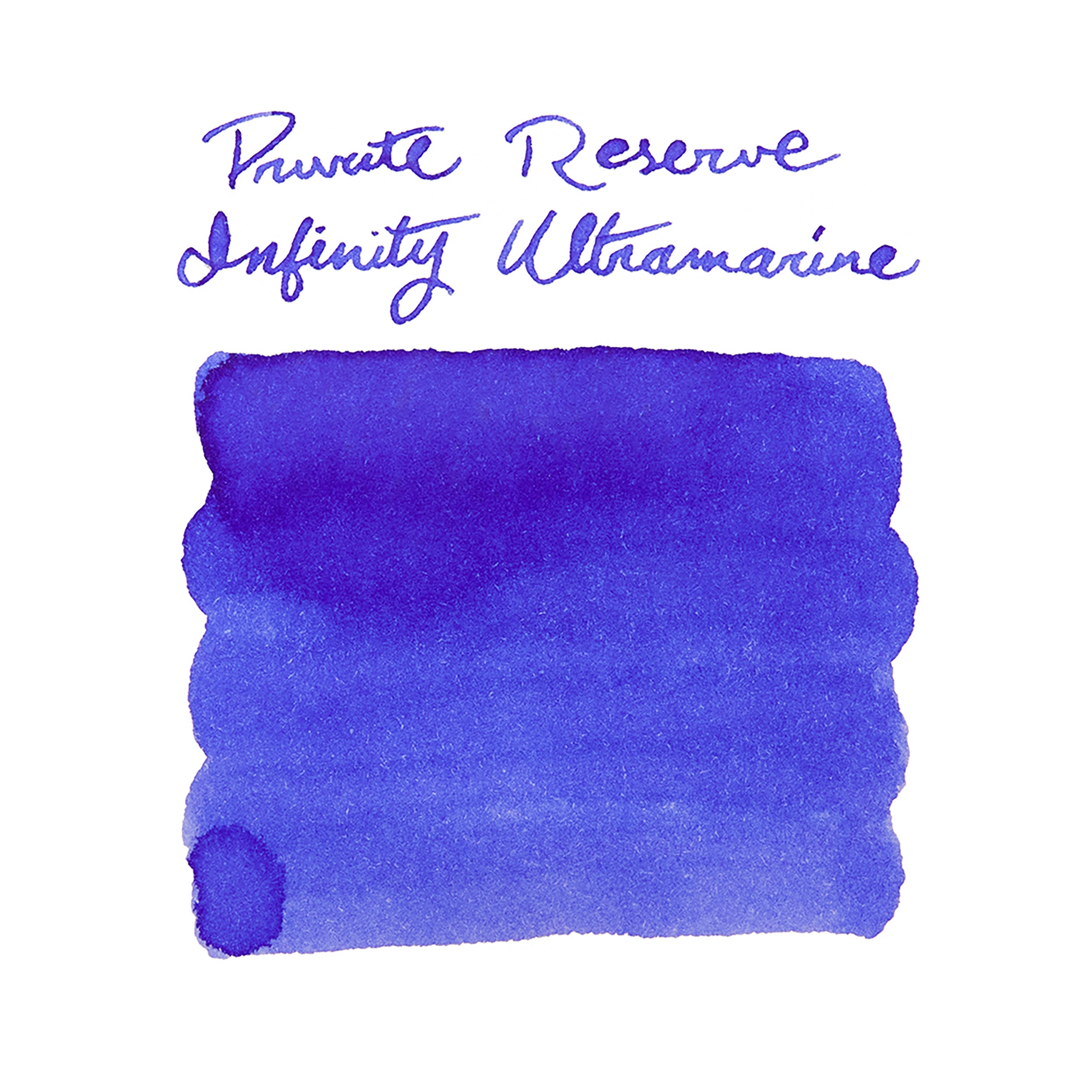 Private Reserve Infinity Ultramarine - Ink Sample - The Goulet Pen Company