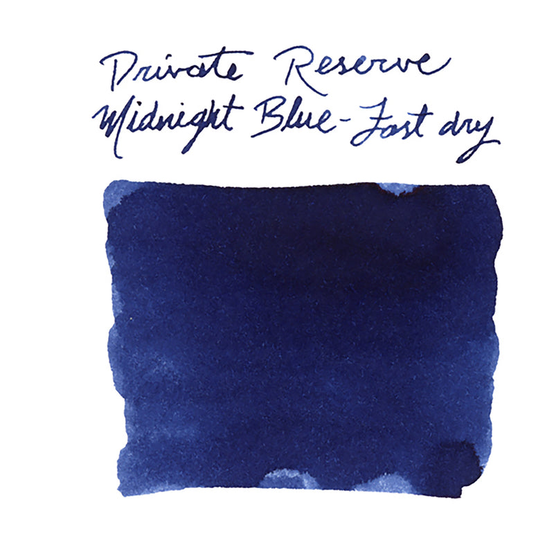 Private Reserve Midnight Blue Fast Dry - Ink Sample