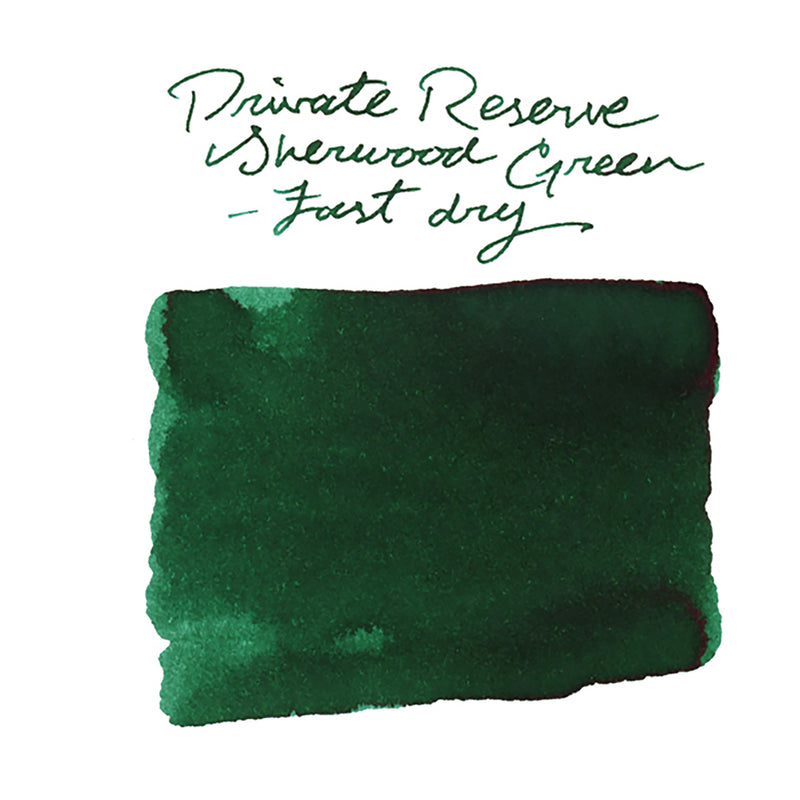 Private Reserve Sherwood Green Fast Dry - Ink Sample