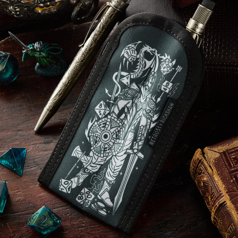 Retro 51 x Rickshaw Bagworks 2 Pen Coozy - Fire & Dice 2e: Fighter
