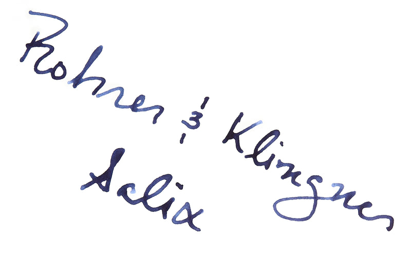 Rohrer & Klingner Salix (iron gall) - Ink Sample