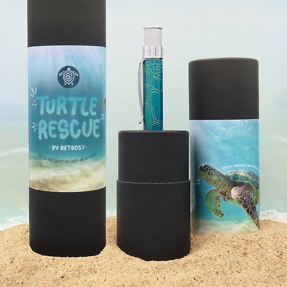Retro 51 Tornado Rollerball Pen - Sea Turtle Rescue