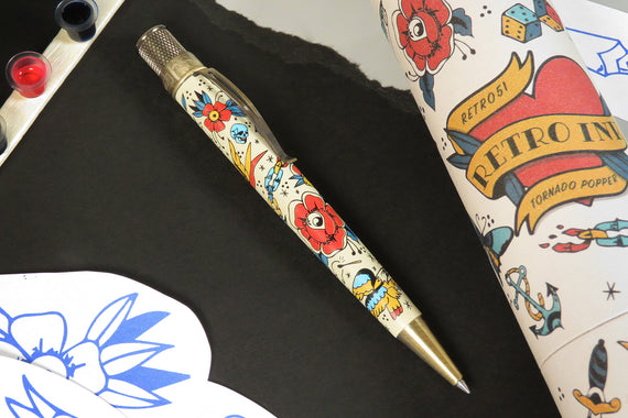 Retro 51 Tornado Rollerball Pen - Retro Ink (Limited Edition)