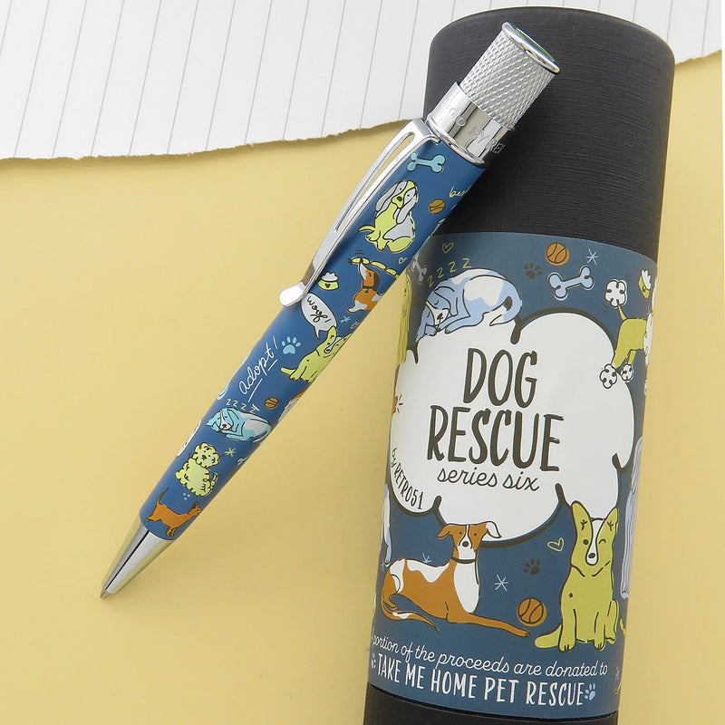 Retro 51 Tornado Rollerball Pen - Dog Rescue Series VI