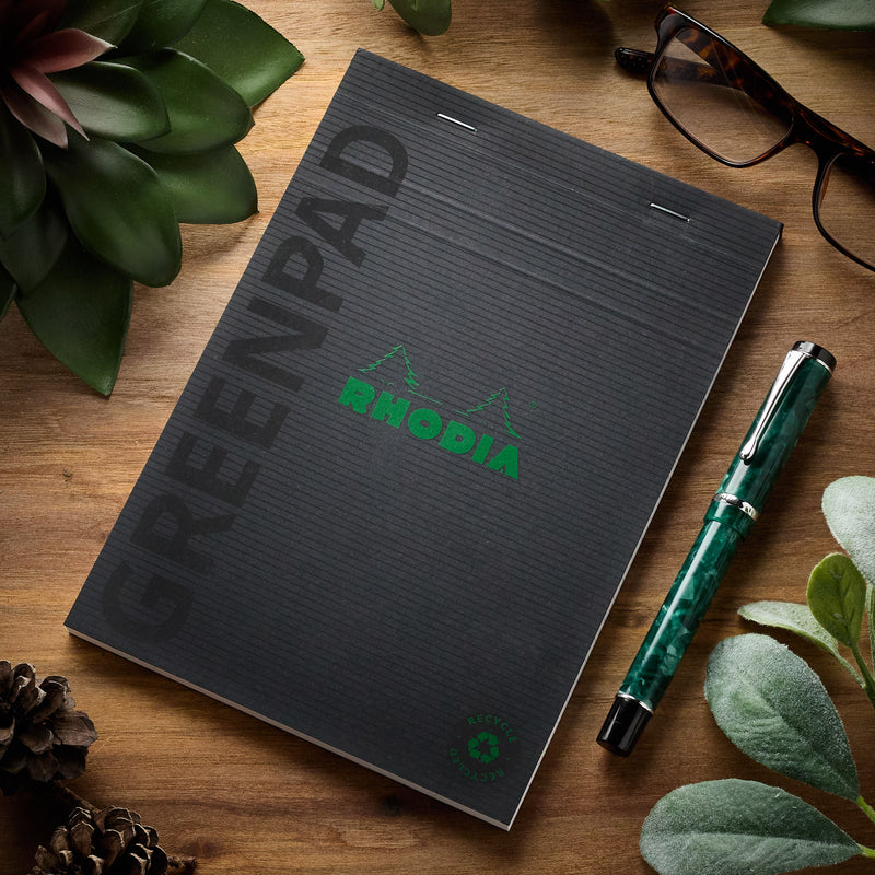 Rhodia No. 16 A5 Greenpad - Black, Lined