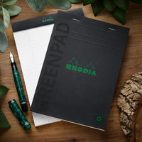 Rhodia No. 16 A5 Greenpad - Black, Lined