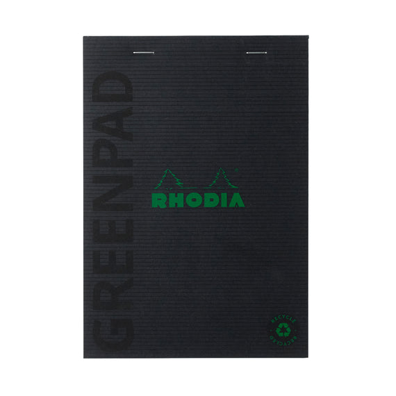 Rhodia No. 16 A5 Greenpad - Black, Lined