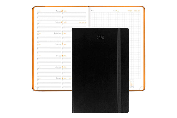 Rhodia 2026 Weekly Planner - Black