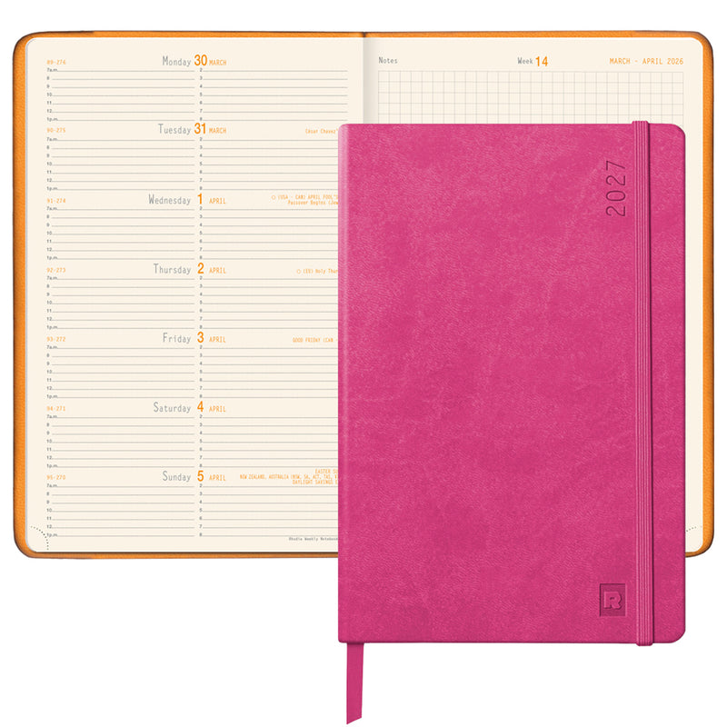 Rhodia 2027 Weekly Planner - Fuchsia