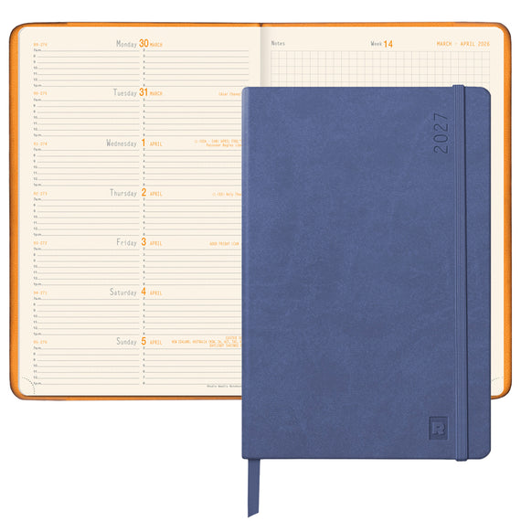 Rhodia 2027 Weekly Planner - Sapphire