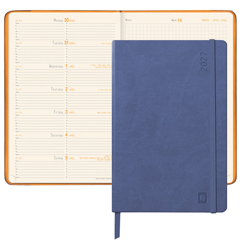 Rhodia 2027 Weekly Planner - Sapphire
