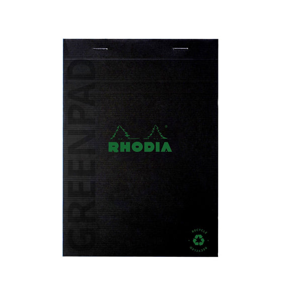 Rhodia No. 16 A5 Greenpad - Black, Lined