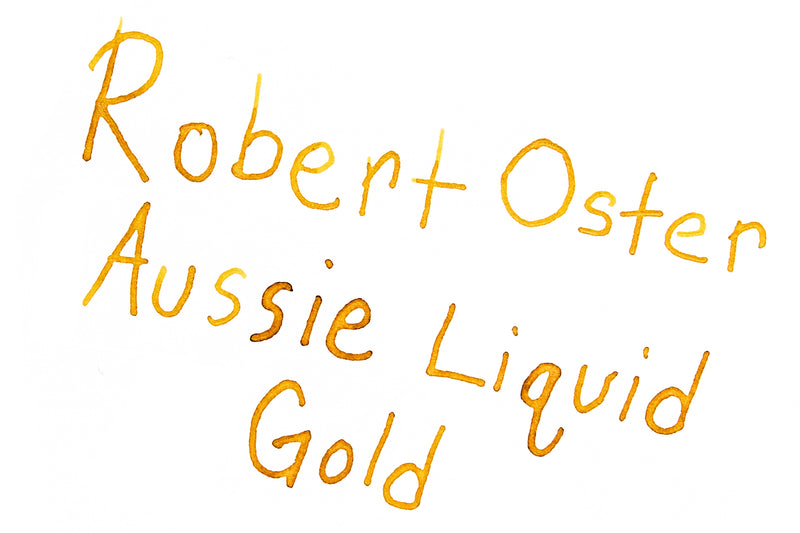 Aussie Gold Ink Robert Oster Aussie Liquid Gold - Ink Sample - The Goulet Pen Company