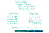 Robert Oster Crystal Marine - Ink Sample