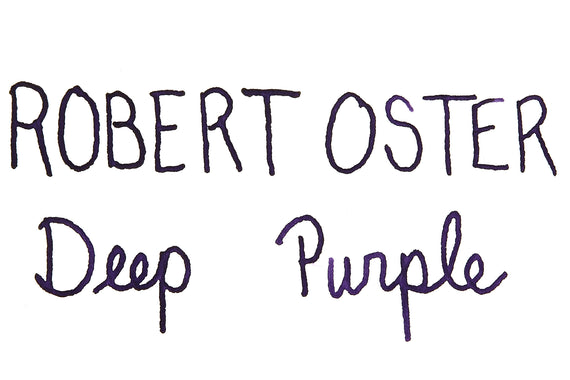 Robert Oster Deep Purple - Ink Sample