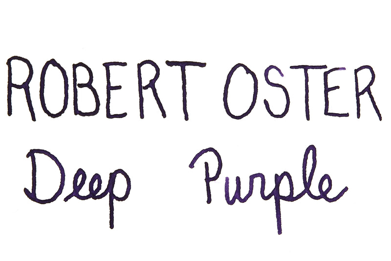 Robert Oster Deep Purple - Ink Sample