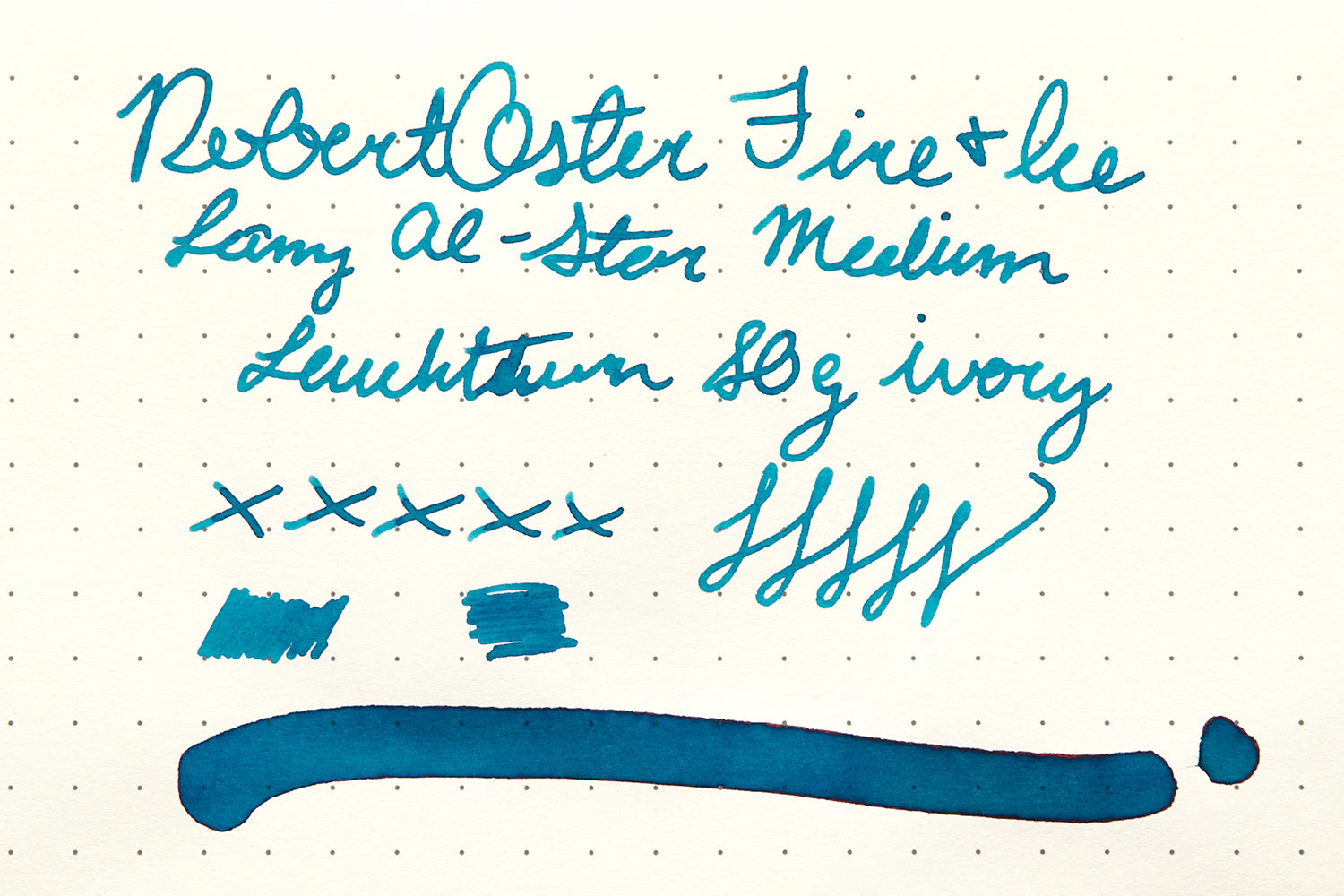 Robert Oster African Gold - Ink Sample