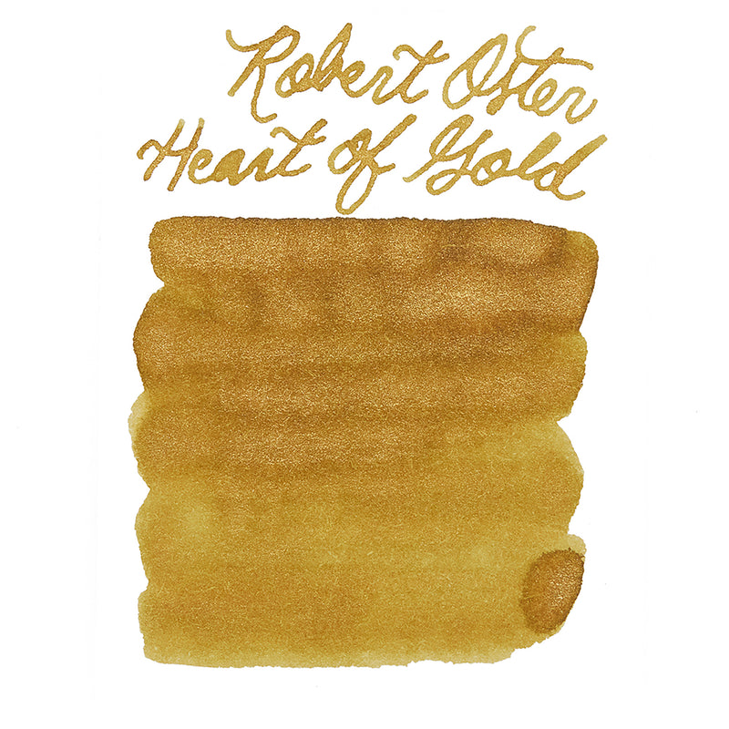 Robert Oster Heart of Gold - Ink Sample