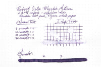 Robert Oster Mystic Storm - Ink Sample