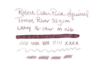 Robert Oster Pink Squirrel - Ink Sample