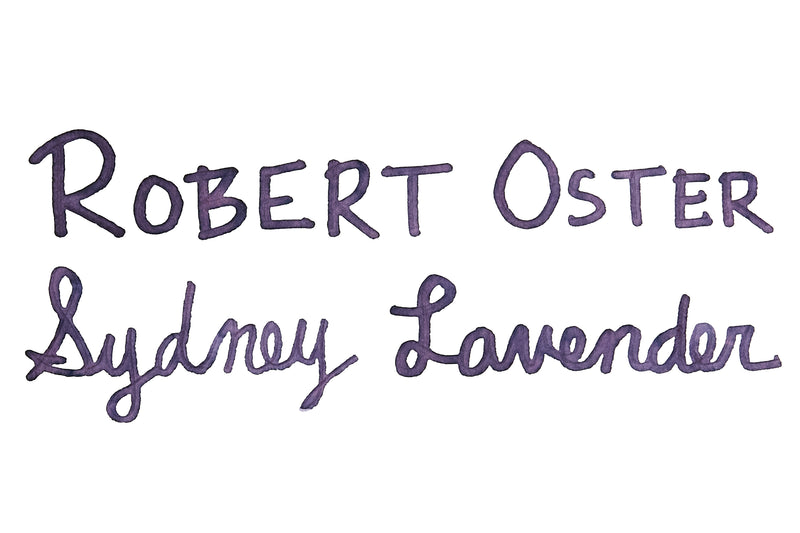 Robert Oster Sydney Lavender - Ink Sample