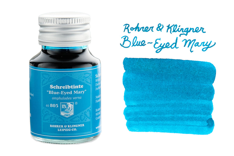 Rohrer & Klingner Blue-Eyed Mary - 50ml Bottled Ink