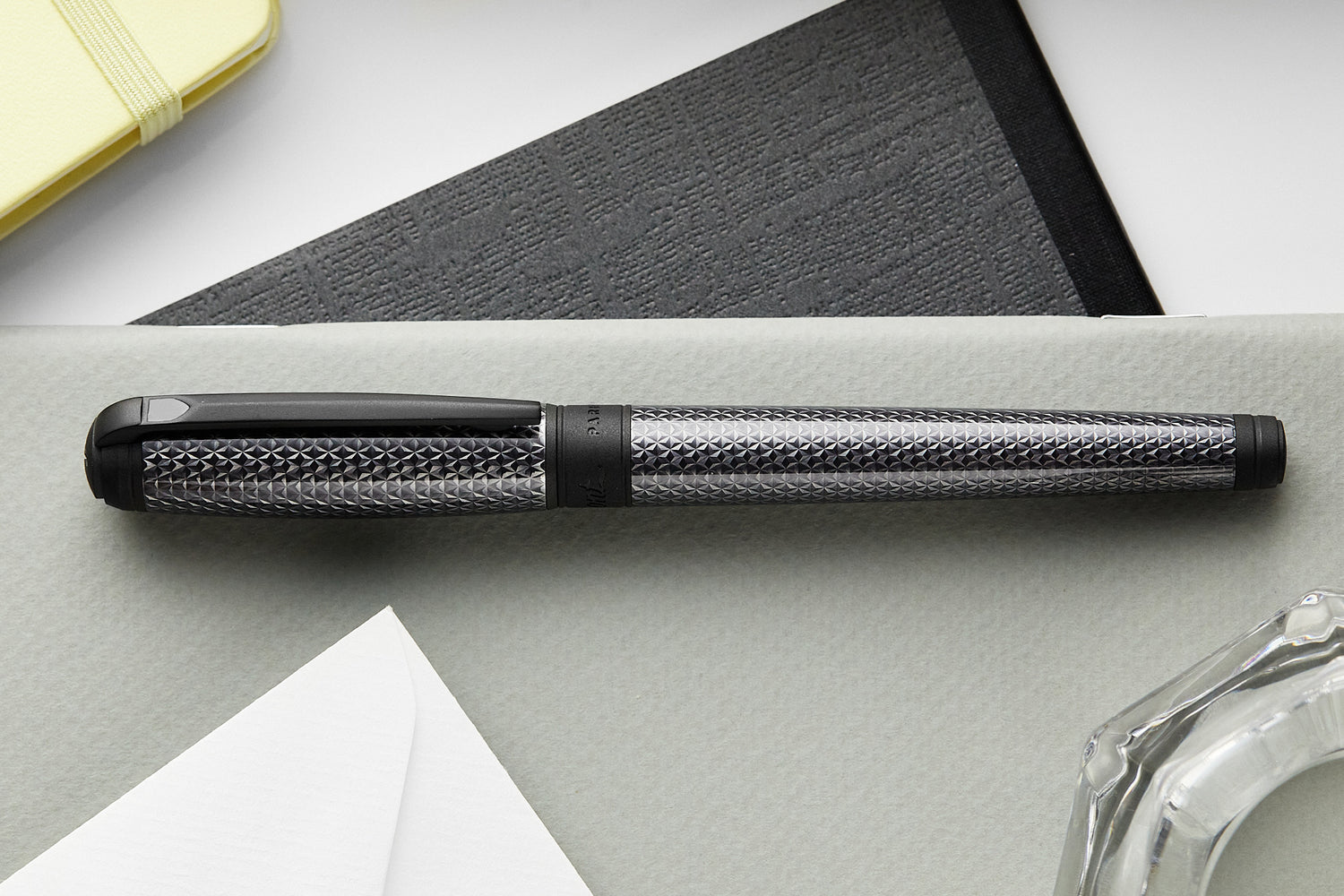 Graphite Pen Code S.T. Dupont Line D Large Fountain Pen - Firehead Guilloche Graphite ...