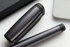 S.T. Dupont Line D Large Fountain Pen - Firehead Guilloche Graphite