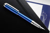 S.T. Dupont Line D Large Fountain Pen - Firehead Guilloche Ocean Blue