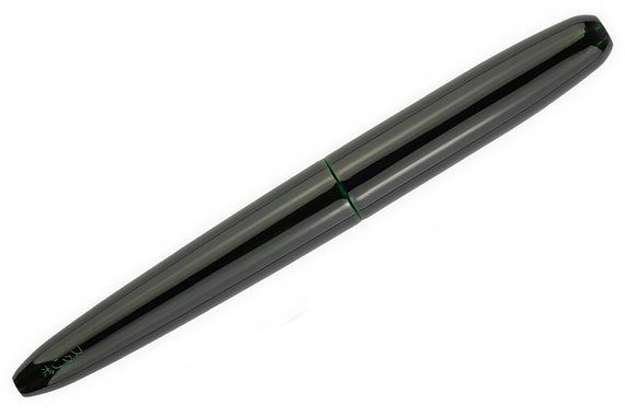 SCRIBO PIUMA Fountain Pen - Hane Kuro - Tamenuri Yellow Gold (Limited Edition)