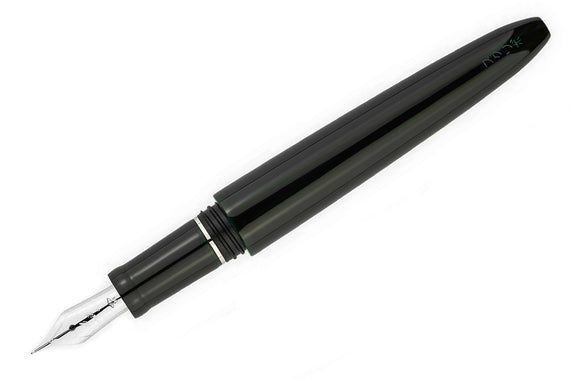 SCRIBO PIUMA Fountain Pen - Hane Kuro - Tamenuri Platinum (Limited Edition)