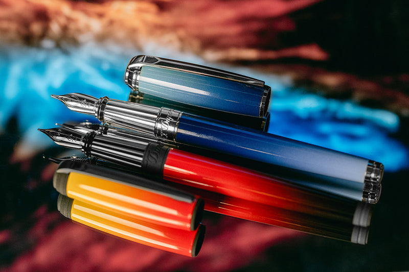 Large Ink Pen S.T. Dupont Line D Large Fountain Pen - La Flamme - The Goulet Pen Company