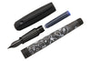 (Bottom Shelf) S.T. Dupont Line D Large Carbon Fountain Pen - Dark Storm