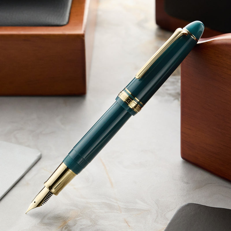 Sailor 1911 Casual L Stable Fountain Pen - Muted Green