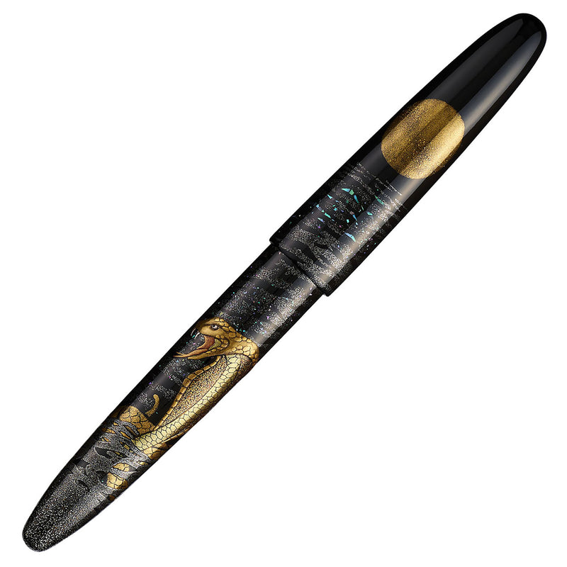 Sailor 1911 King of Pens Maki-e Fountain Pen - Cobra to Gekkou (Limited Edition)