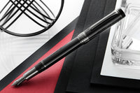 Sailor CYLINT Fountain Pen - Black Stainless Steel