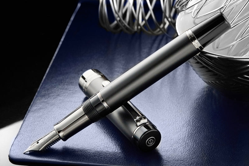 Sailor CYLINT Fountain Pen - Matte Black Stainless Steel