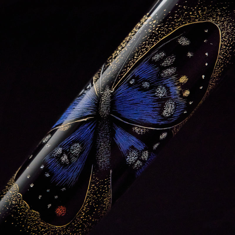 Sailor Chinkin Fountain Pen - Giant Purple Butterfly (Limited Edition)