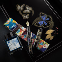 Sailor Chinkin Fountain Pen - Giant Purple Butterfly (Limited Edition)
