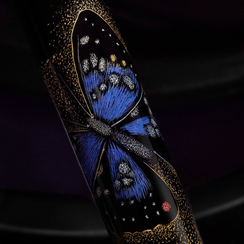 Sailor Chinkin Fountain Pen - Giant Purple Butterfly (Limited Edition)