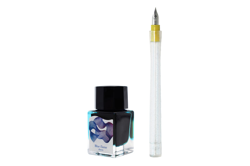 Sailor Dipton Pen & Ink Set - Blue Flame