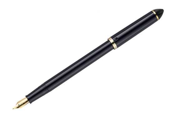 Sailor Compass Fude De Mannen Fountain Pen - Dark Blue, 40°