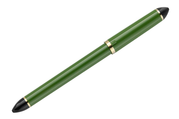 Sailor Compass Fude De Mannen Fountain Pen - Dark Green, 55°