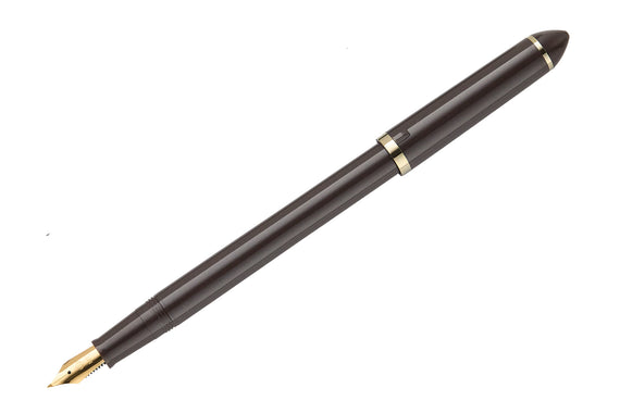 Sailor Compass Fude De Mannen Fountain Pen - Pearl Brown, 40°