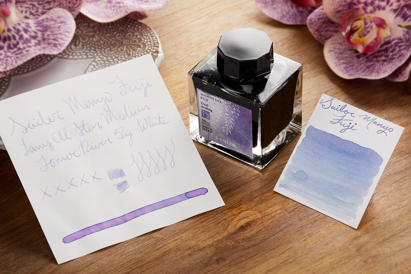 Fuji Ink Sailor Manyo Fuji - Ink Sample - The Goulet Pen Company