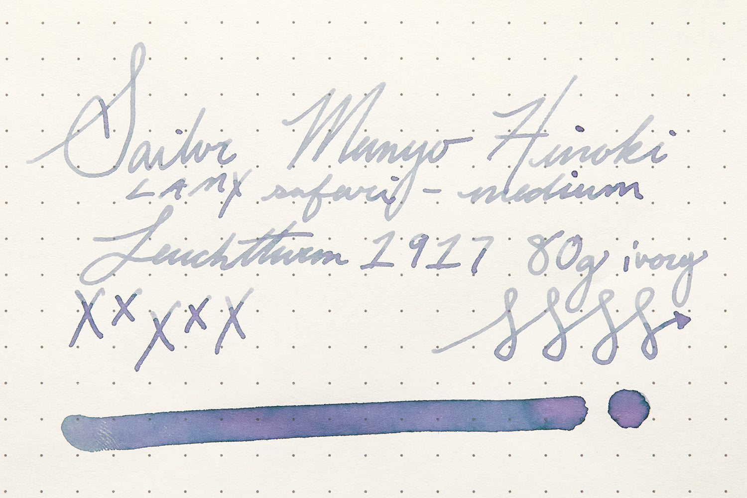 Sailor Manyo Hinoki - Ink Sample - The Goulet Pen Company