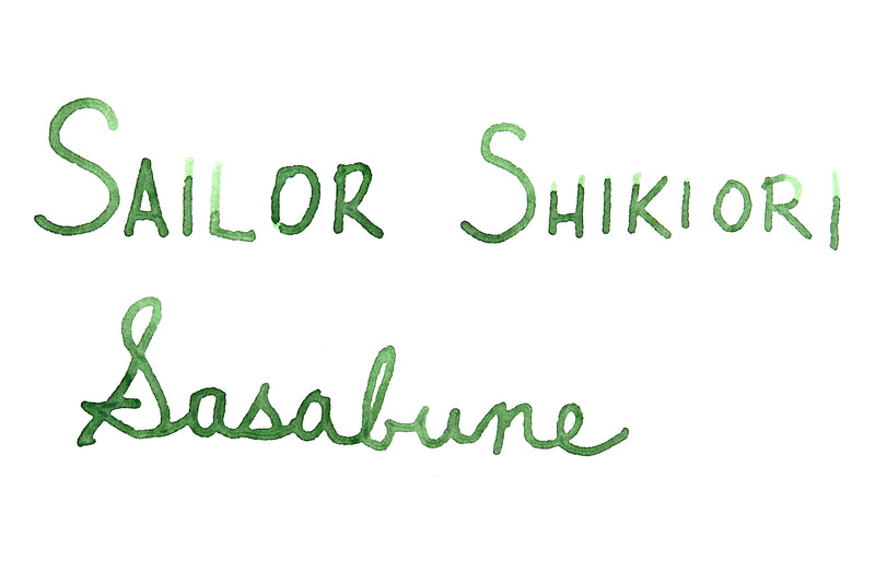Sailor Shikiori Sasabune - Ink Sample