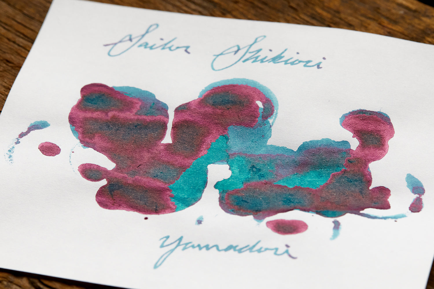 Sailor Shikiori Yamadori - Ink Sample - The Goulet Pen Company