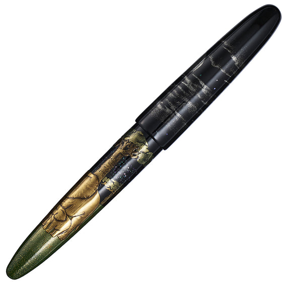 Sailor 1911 King of Pens Maki-e Fountain Pen - Zou to Gekkou (Limited Edition)