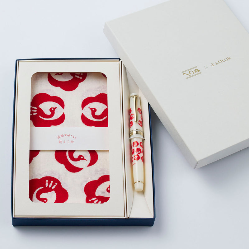 Sailor X KAMAWANU Pro Gear Fountain Pen - Tsurumaru-ume (Limited Edition)